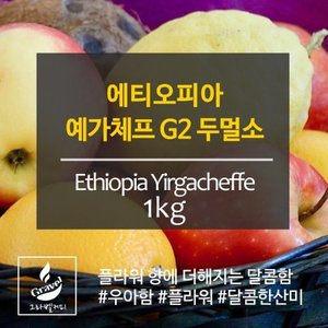 [갓볶은커피]그라벨커피 에티오피아 예가체프G2 1kg [원두]