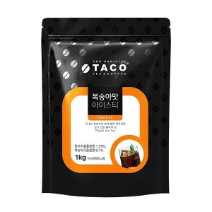 타코 복숭아맛 아이스티 1kg