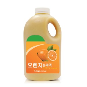 프레시에또 오렌지 농축액 1.8kg 오렌지 에이드